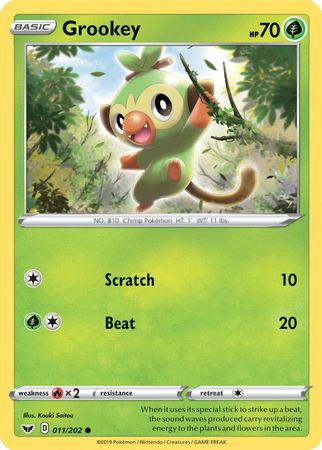 Grookey (011/202) (Premium Collection) [Sword & Shield: Base Set] | Tabernacle Games