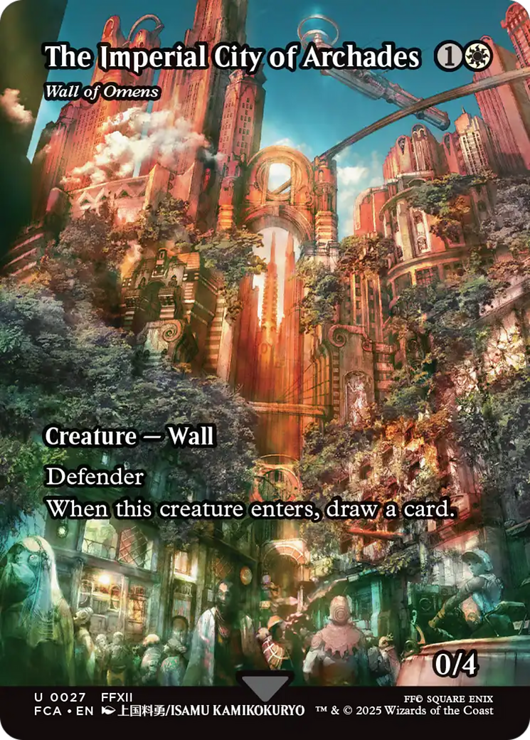 The Imperial City of Archades - Wall of Omens (Showcase) [FINAL FANTASY : Through the Ages] | Tabernacle Games