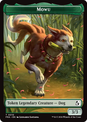 Ajani's Pridemate // Mowu Double-Sided Token [Reality Fracture Tokens] | Tabernacle Games