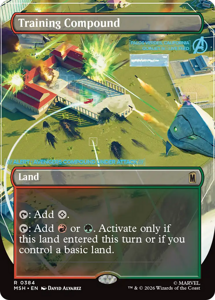 Training Compound (Borderless) [Marvel Super Heroes] | Tabernacle Games