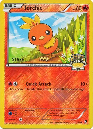 Torchic (12/111) (City Championship Promo Staff) [XY: Furious Fists] | Tabernacle Games