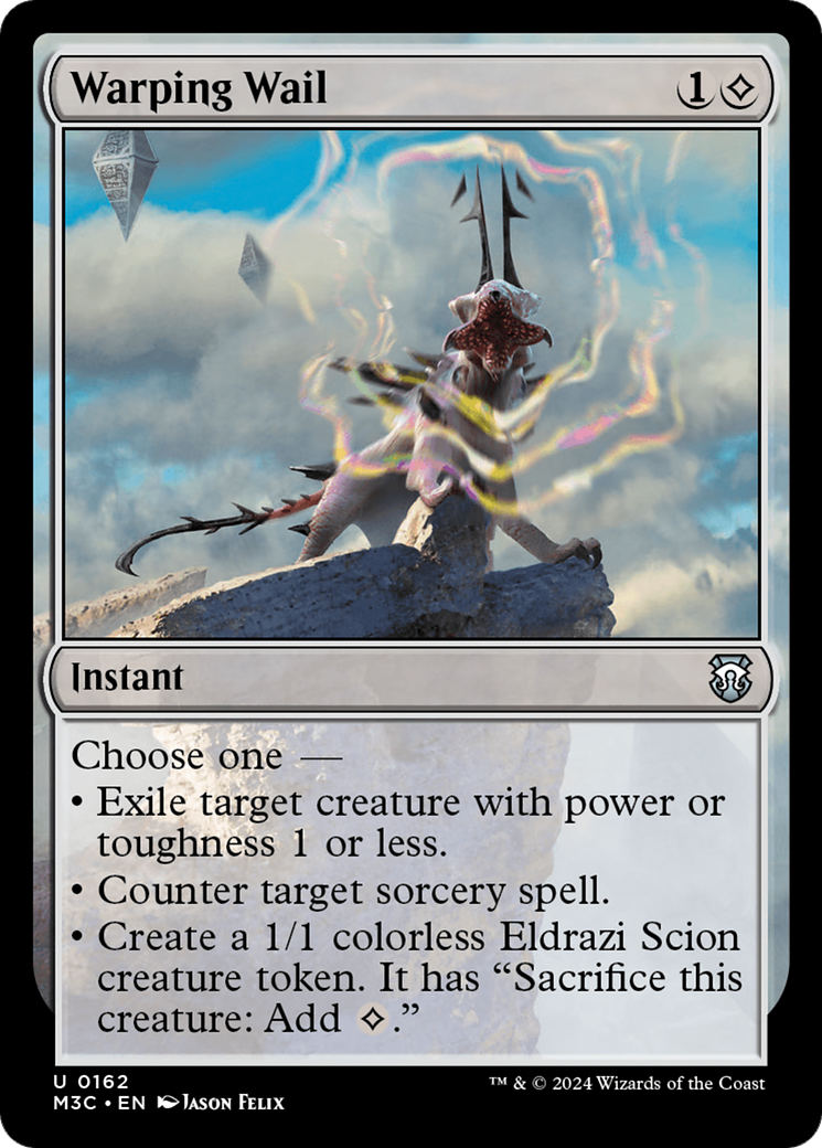 Warping Wail (Ripple Foil) [Modern Horizons 3 Commander] | Tabernacle Games
