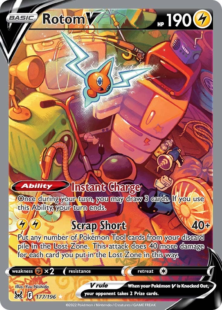 Rotom V (177/196) [Sword & Shield: Lost Origin] | Tabernacle Games