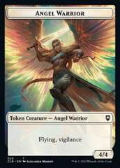 Kor Warrior // Angel Warrior Double-Sided Token [Commander Legends: Battle for Baldur's Gate Tokens] | Tabernacle Games