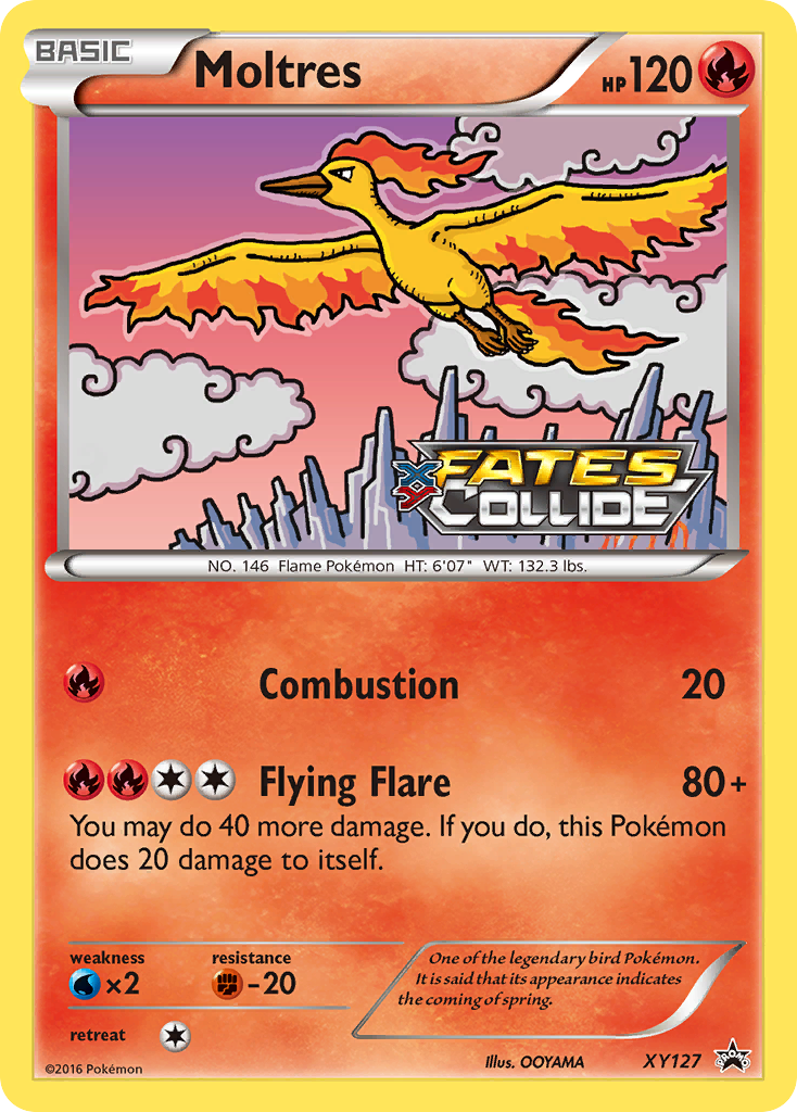 Moltres (XY127) [XY: Black Star Promos] | Tabernacle Games