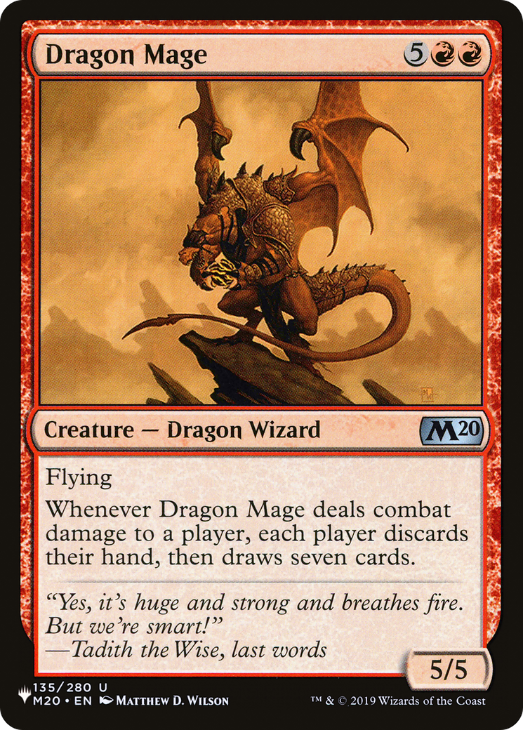 Dragon Mage [The List Reprints] | Tabernacle Games