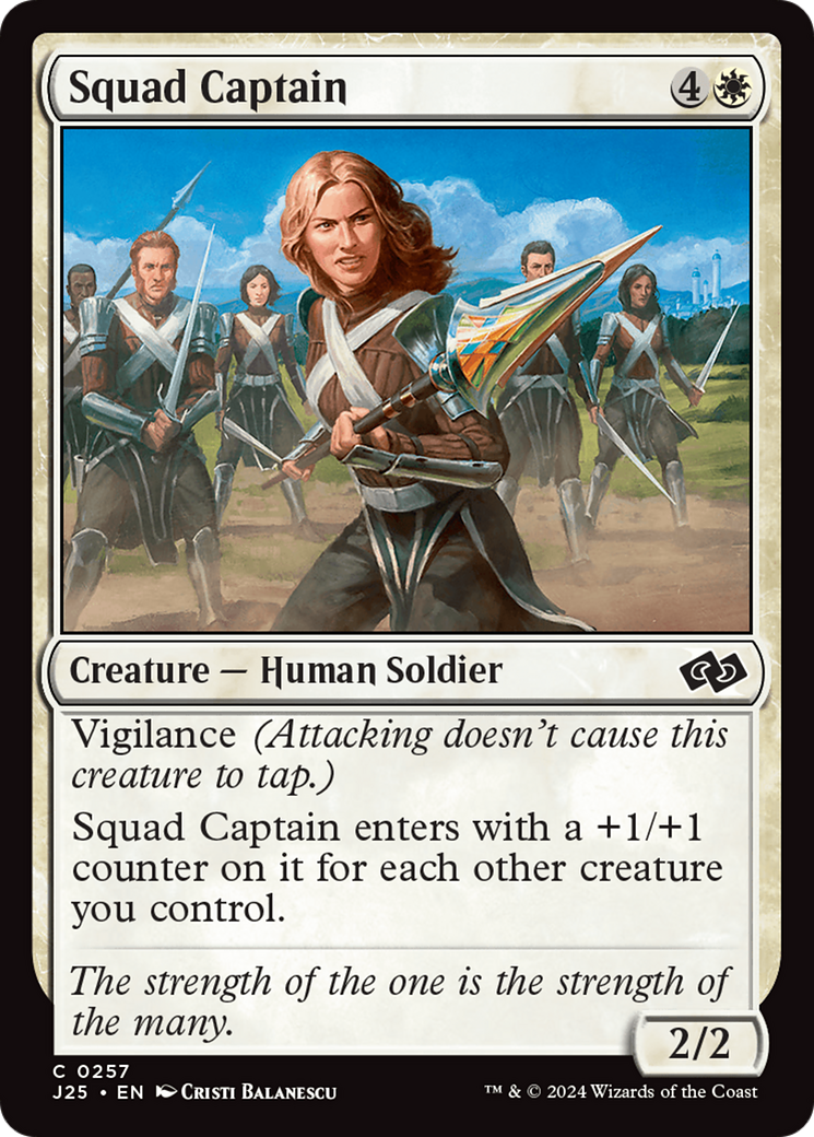 Squad Captain [Foundations Jumpstart] | Tabernacle Games
