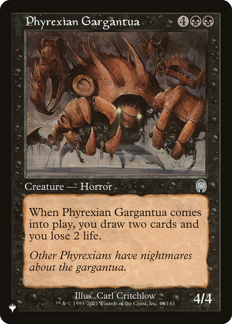 Phyrexian Gargantua [The List Reprints] | Tabernacle Games