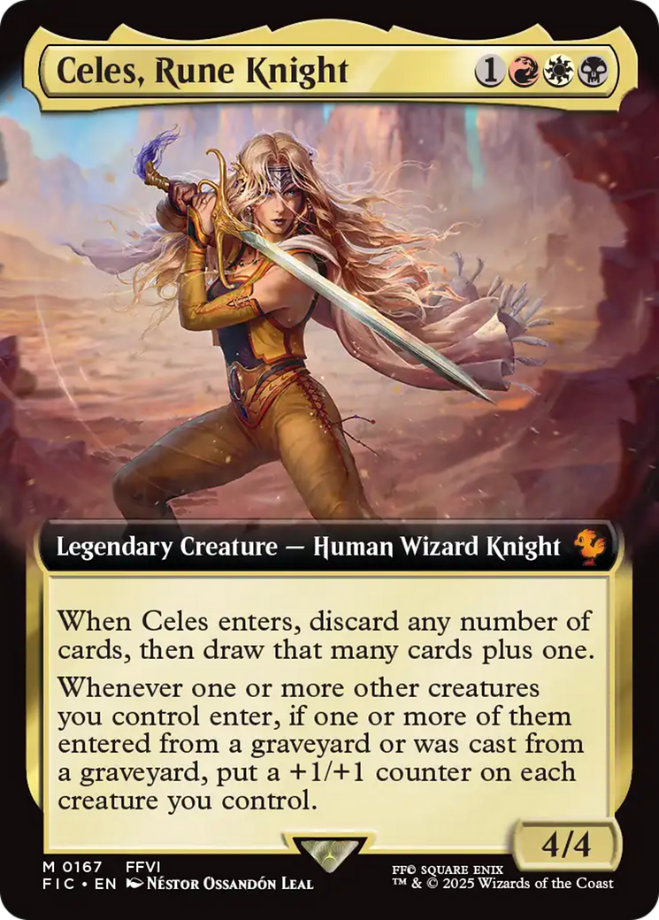 Celes, Rune Knight (Extended Art) [FINAL FANTASY Commander] | Tabernacle Games