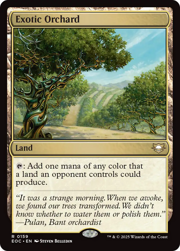 Exotic Orchard [Edge of Eternities Commander] | Tabernacle Games