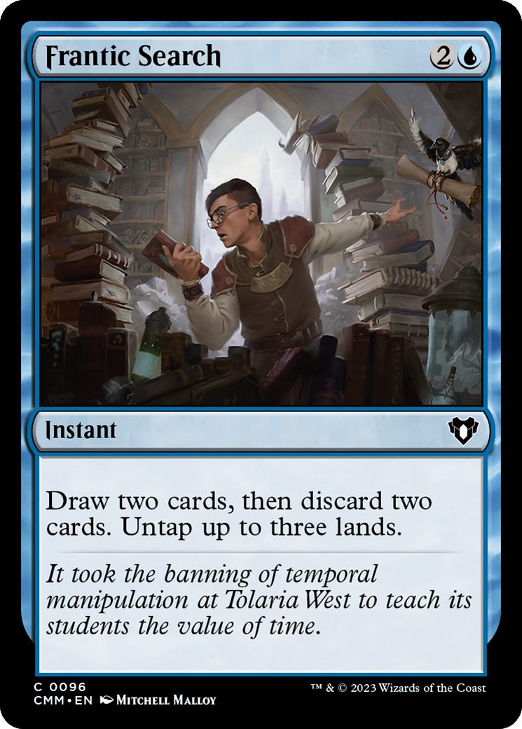 Frantic Search [Commander Masters] | Tabernacle Games