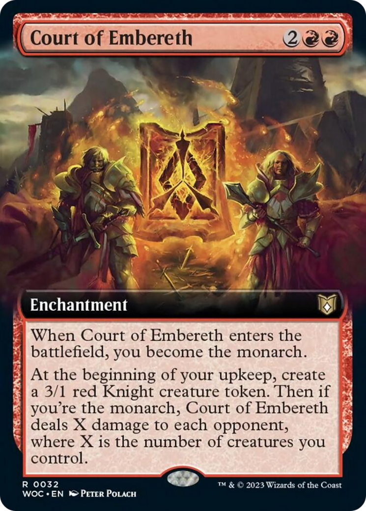 Court of Embereth (Extended Art) [Wilds of Eldraine Commander] | Tabernacle Games