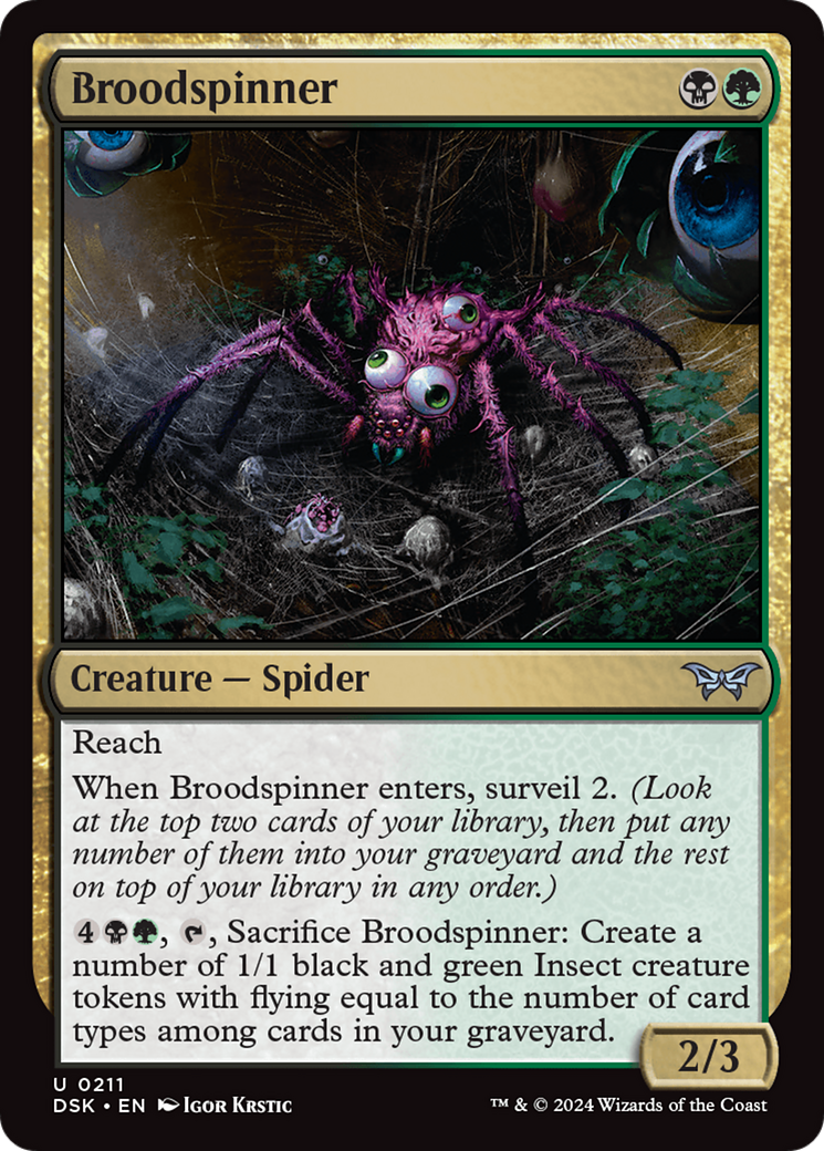 Broodspinner [Duskmourn: House of Horror] | Tabernacle Games