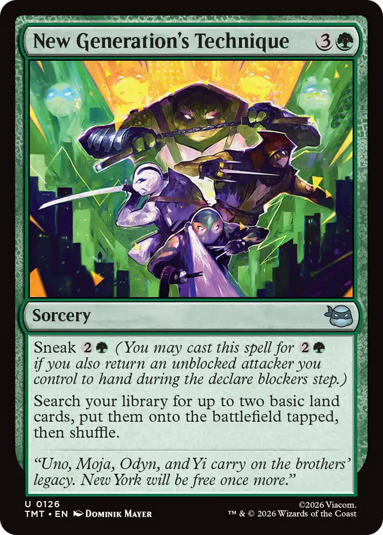 New Generation's Technique [Teenage Mutant Ninja Turtles] | Tabernacle Games