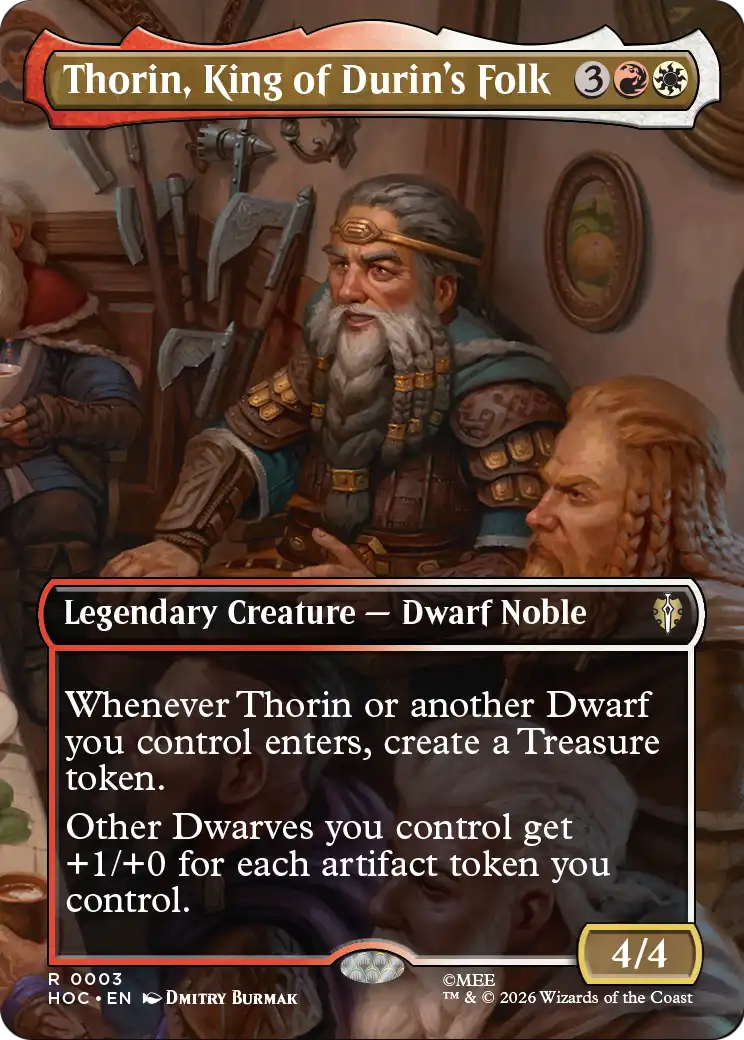 Thorin, King of Durin's Folk (Borderless) [The Hobbit: Eternal-Legal] | Tabernacle Games
