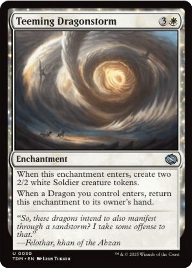 Teeming Dragonstorm [Tarkir: Dragonstorm] | Tabernacle Games
