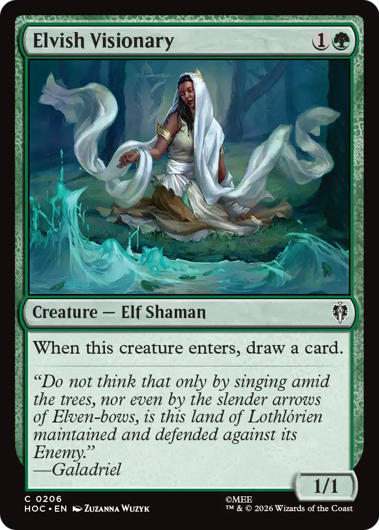 Elvish Visionary [The Hobbit: Eternal-Legal] | Tabernacle Games