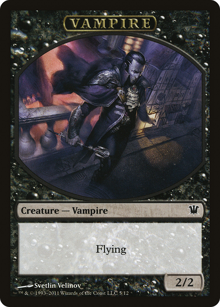 Blood // Vampire (0007) Double-Sided Token [Innistrad Remastered Tokens] | Tabernacle Games