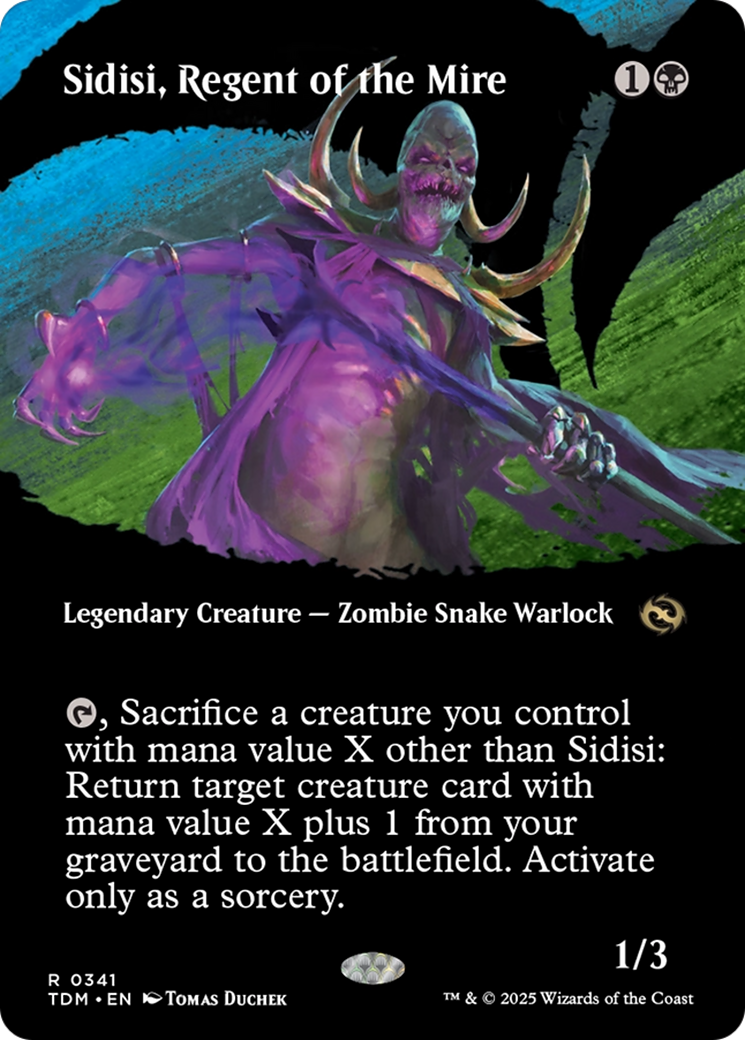 Sidisi, Regent of the Mire (Borderless) [Tarkir: Dragonstorm] | Tabernacle Games