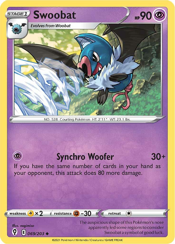 Swoobat (069/203) [Sword & Shield: Evolving Skies] | Tabernacle Games