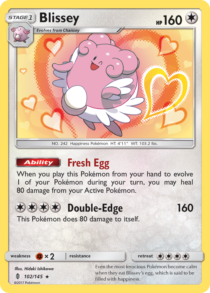 Blissey (102/145) [Sun & Moon: Guardians Rising] | Tabernacle Games