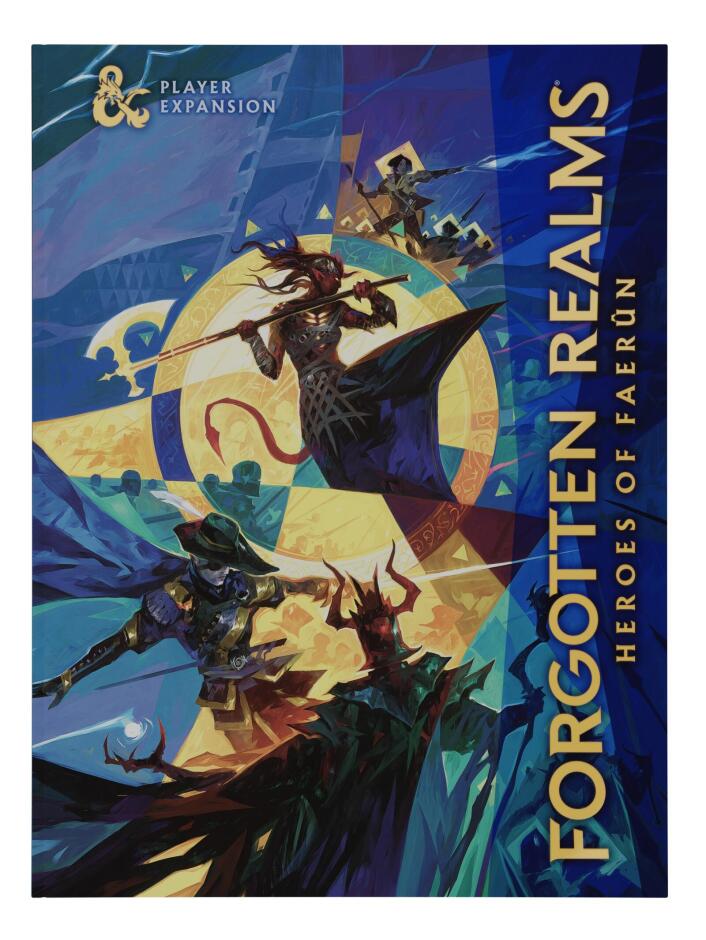 D&D Dungeons & Dragons Forgotten Realms Heroes of Faerun Player Expansion Hardcover Alternative Cover | Tabernacle Games