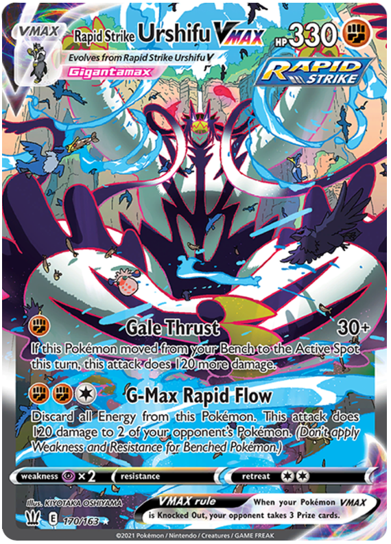 Rapid Strike Urshifu VMAX (170/163) [Sword & Shield: Battle Styles] | Tabernacle Games