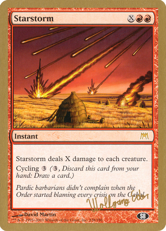 Starstorm (Wolfgang Eder) (SB) [World Championship Decks 2003] | Tabernacle Games