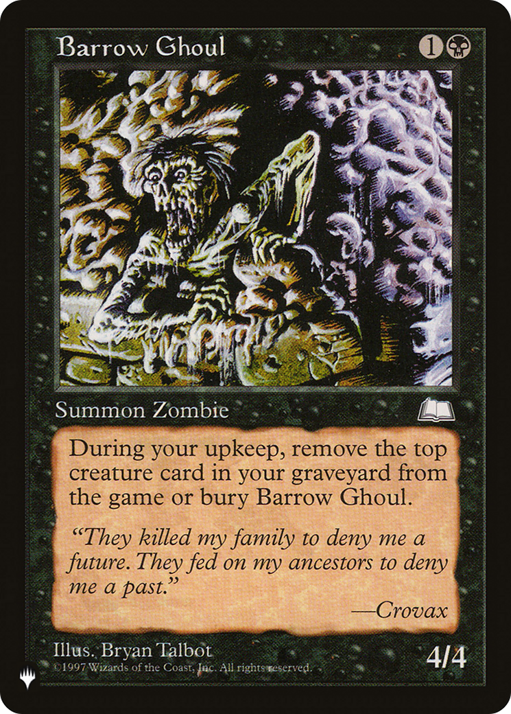 Barrow Ghoul [The List] | Tabernacle Games