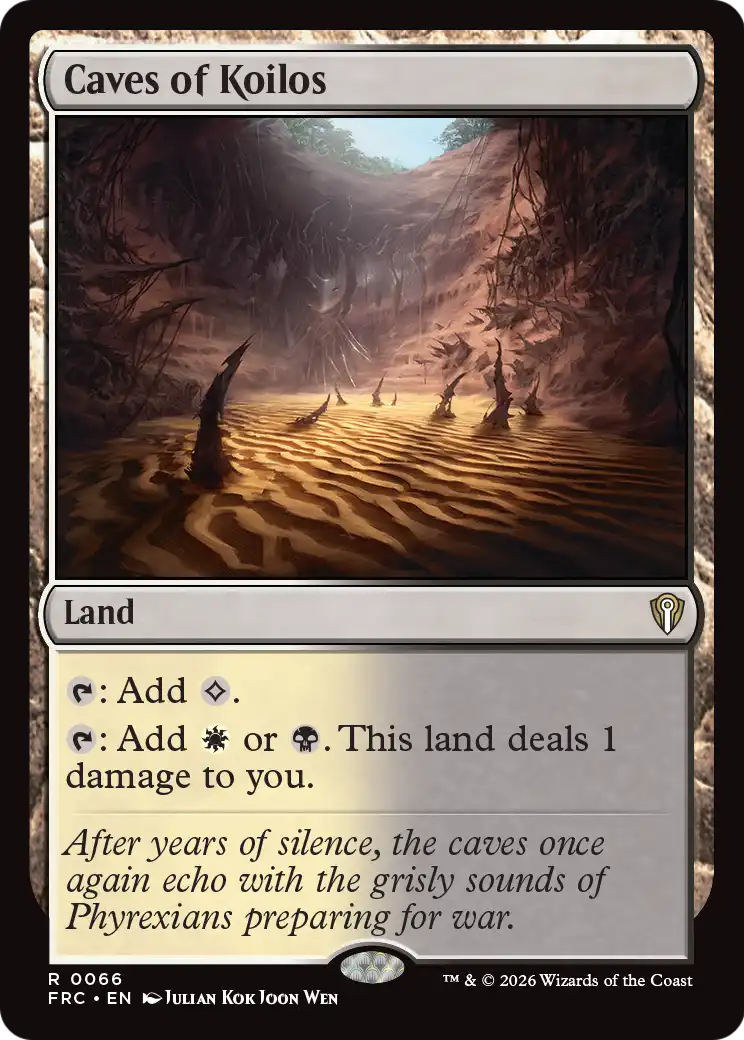 Caves of Koilos [Reality Fracture Commander] | Tabernacle Games