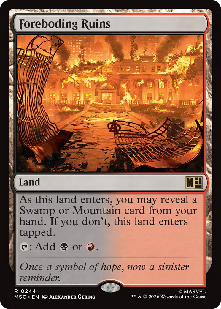 Foreboding Ruins [Marvel Super Heroes Commander] | Tabernacle Games