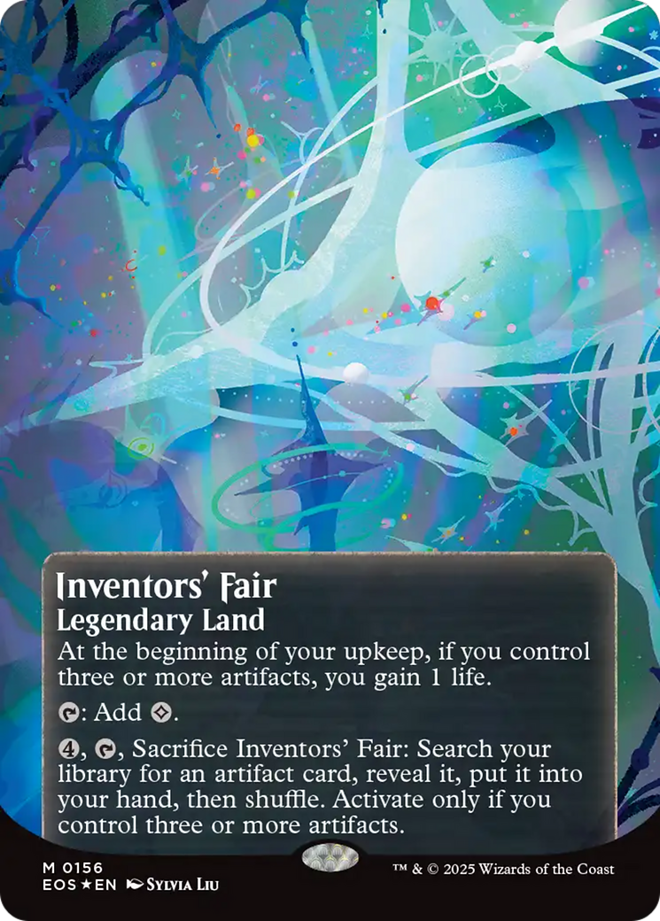 Inventors' Fair (0156) (Borderless) (Galaxy Foil) [Edge of Eternities: Stellar Sights] | Tabernacle Games