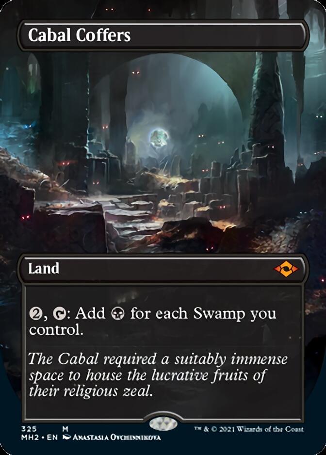 Cabal Coffers (Borderless Alternate Art) [Modern Horizons 2] | Tabernacle Games