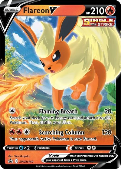 Flareon V (SWSH149) [Sword & Shield: Black Star Promos] | Tabernacle Games