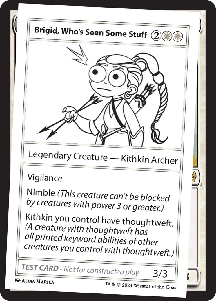 Brigid, Who's Seen Some Stuff [Mystery Booster 2 Playtest Cards] | Tabernacle Games