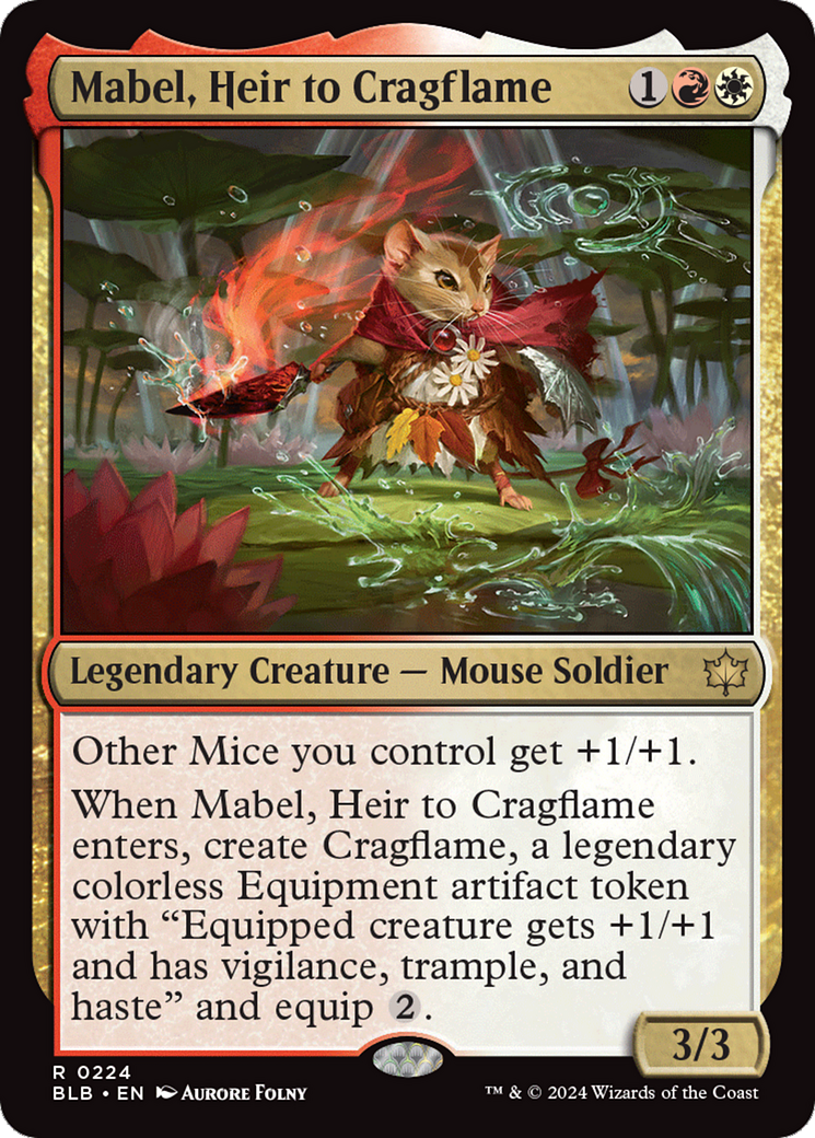 Mabel, Heir to Cragflame [Bloomburrow] | Tabernacle Games