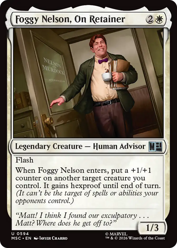 Foggy Nelson, On Retainer [Marvel Super Heroes Commander] | Tabernacle Games