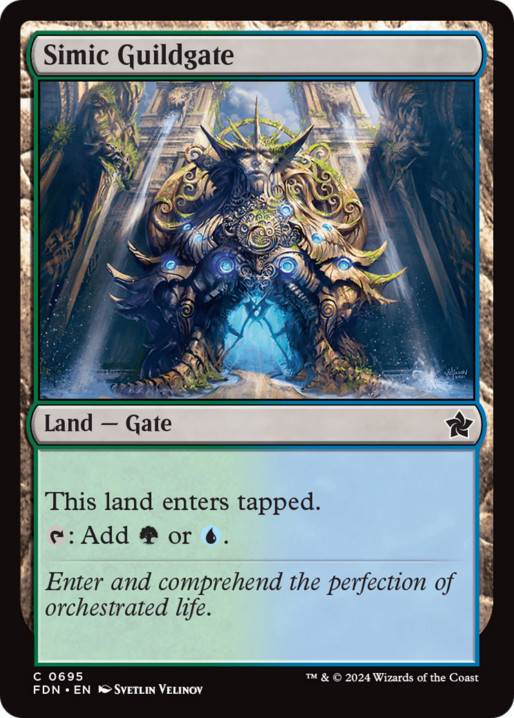 Simic Guildgate [Foundations] | Tabernacle Games