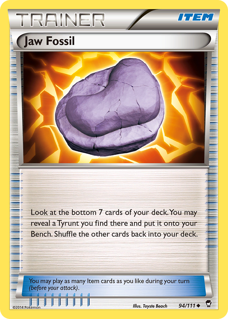 Jaw Fossil (94/111) [XY: Furious Fists] | Tabernacle Games