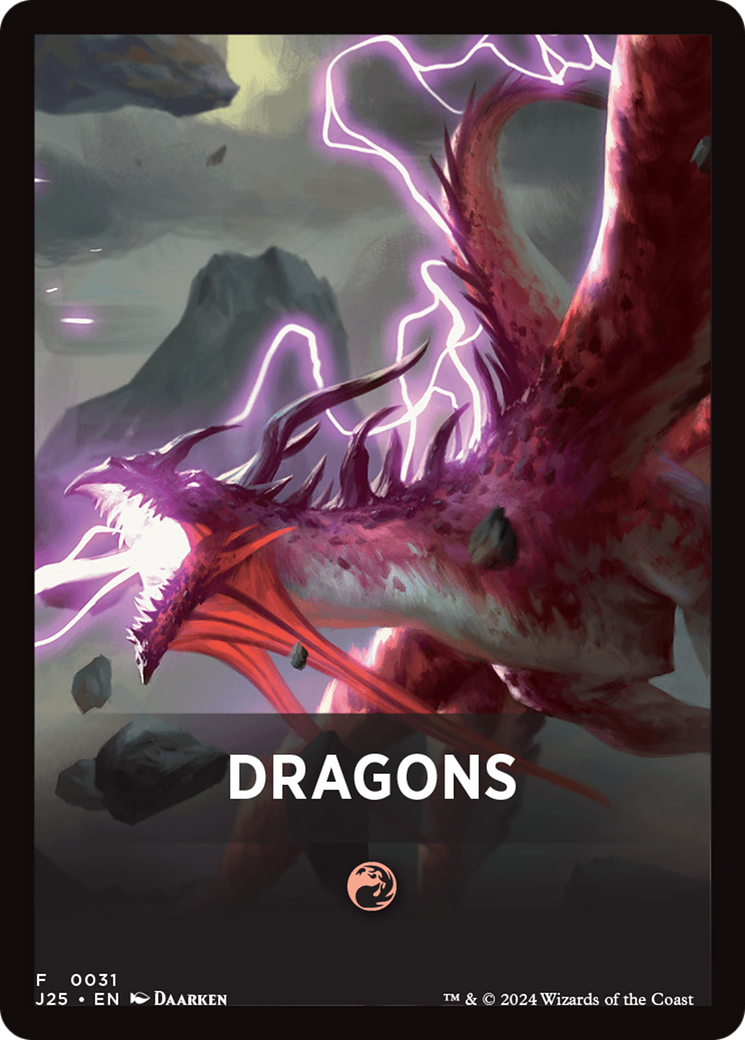 Dragons Theme Card [Foundations Jumpstart Front Cards] | Tabernacle Games