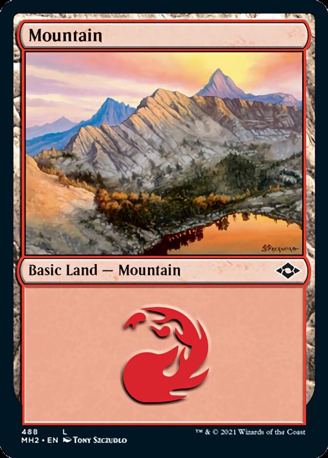 Mountain (488) (Foil Etched) [Modern Horizons 2] | Tabernacle Games