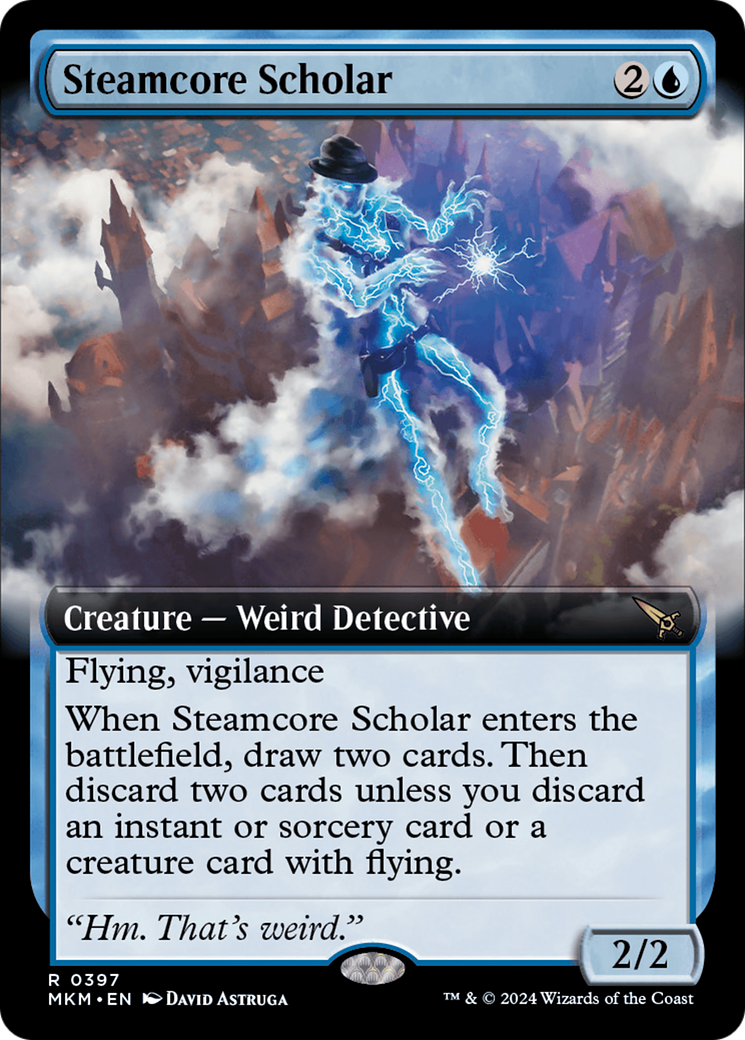 Steamcore Scholar (Extended Art) [Murders at Karlov Manor] | Tabernacle Games