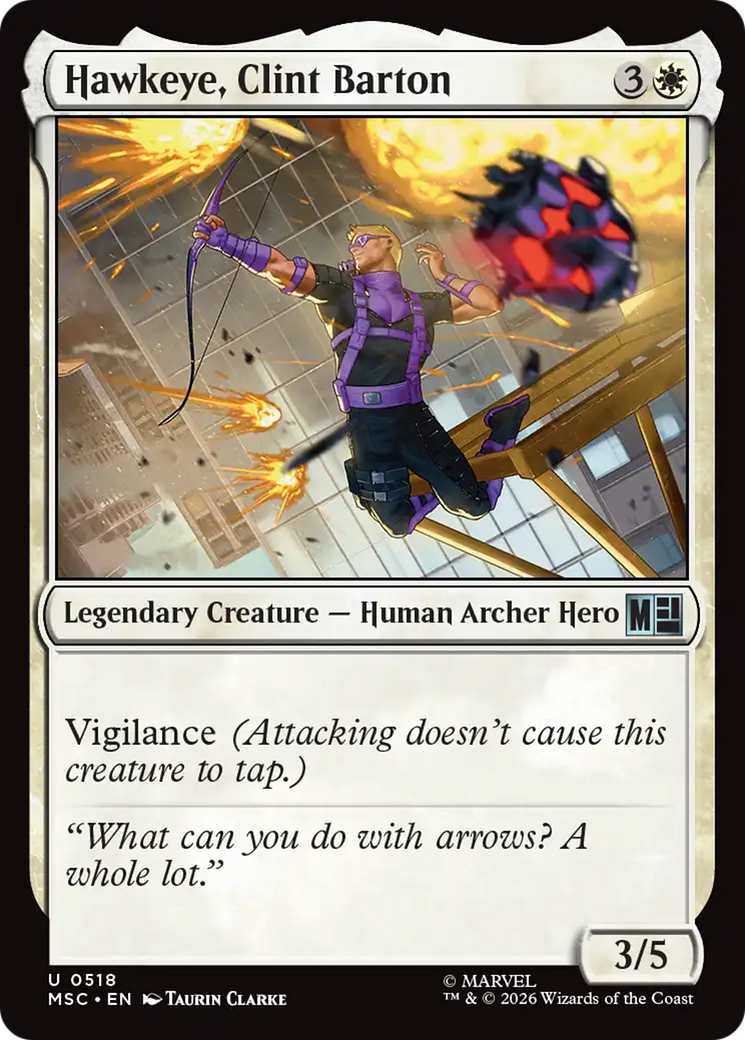 Hawkeye, Clint Barton (0518) [Marvel Super Heroes Commander] | Tabernacle Games