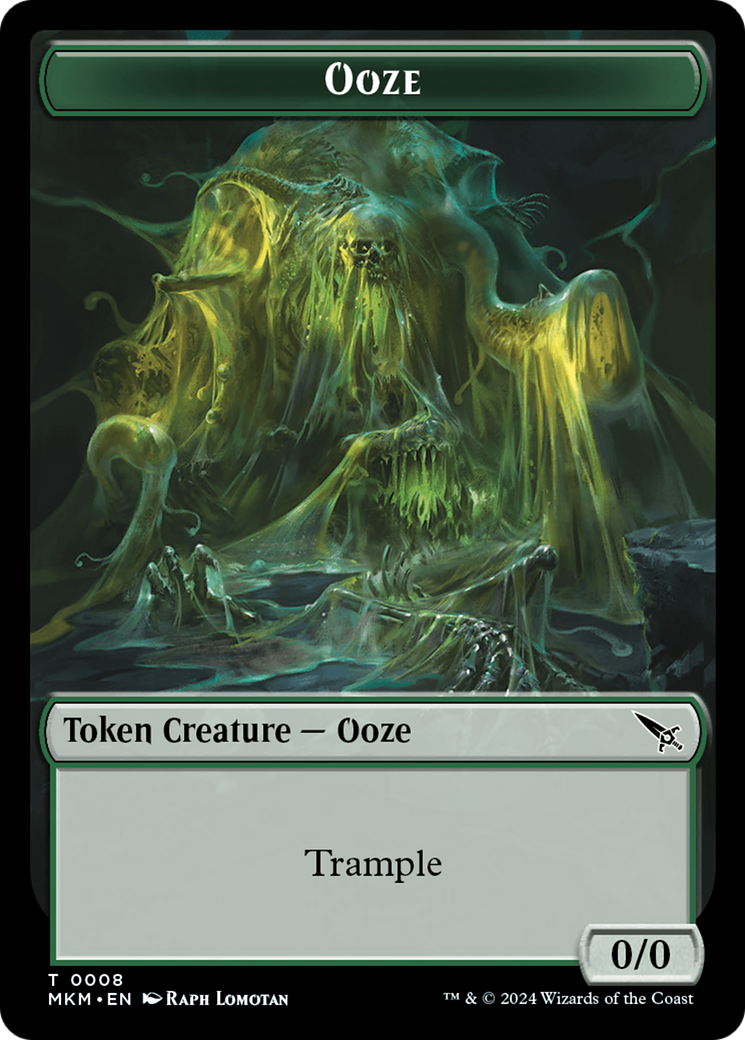 Detective // Ooze Double-Sided Token [Murders at Karlov Manor Tokens] | Tabernacle Games