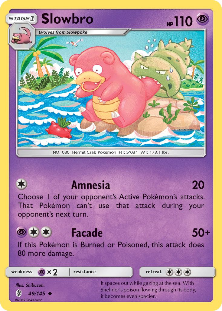 Slowbro (49/145) [Sun & Moon: Guardians Rising] | Tabernacle Games