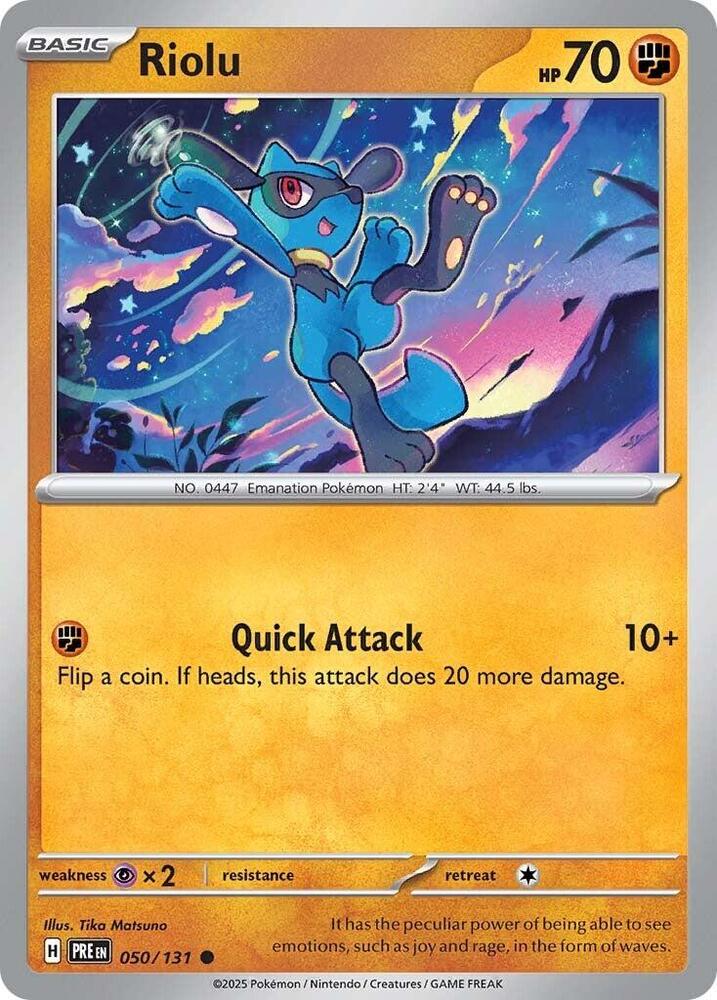 Riolu (050/131) [Scarlet & Violet: Prismatic Evolutions] | Tabernacle Games