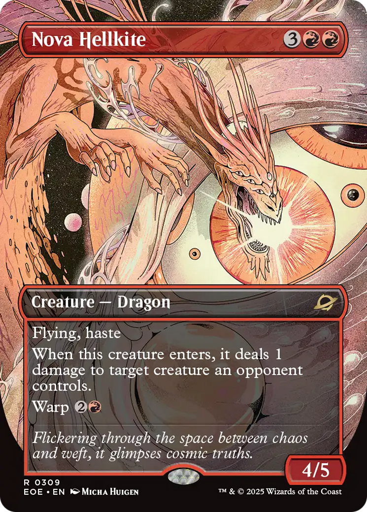 Nova Hellkite (Borderless) [Edge of Eternities] | Tabernacle Games