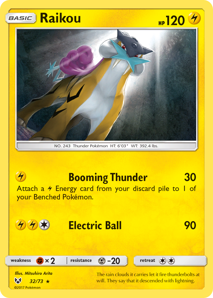 Raikou (32/73) [Sun & Moon: Shining Legends] | Tabernacle Games