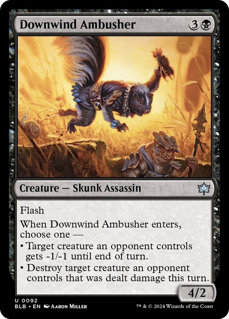 Downwind Ambusher [Bloomburrow] | Tabernacle Games