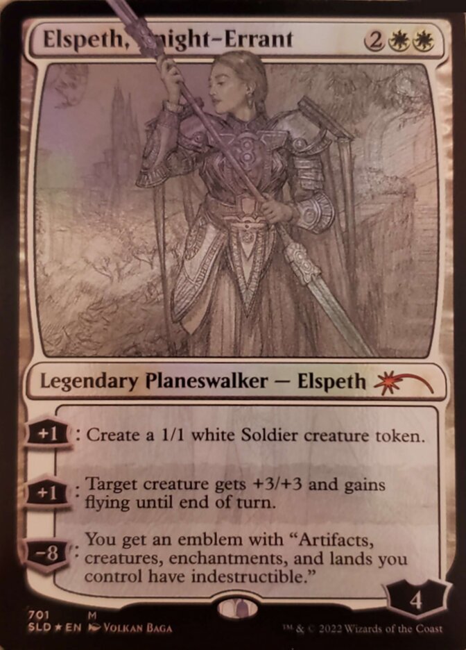 Elspeth, Knight-Errant (Sketch) [Secret Lair Drop Promos] | Tabernacle Games